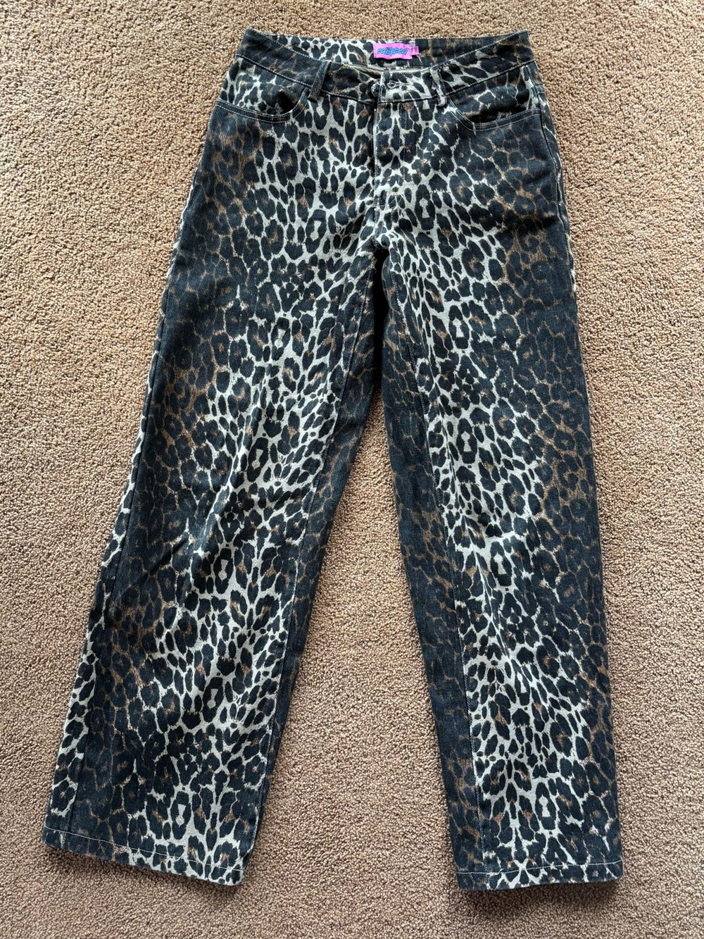Leopard Print Jeans